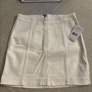 Free People White Skirt